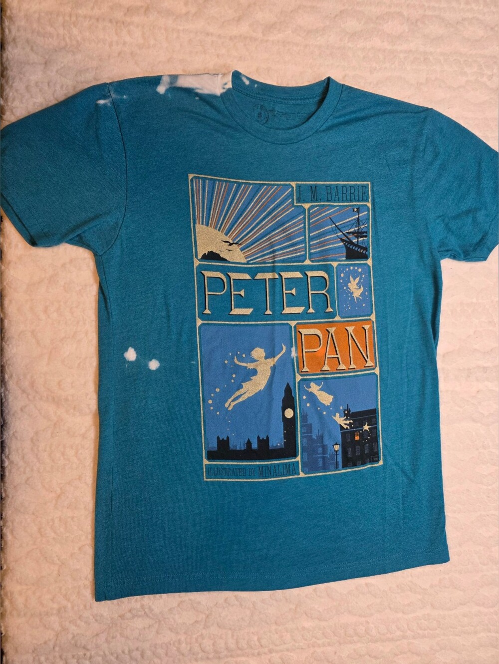 Out of Print MinaLima Peter Pan Graphic Tee Small